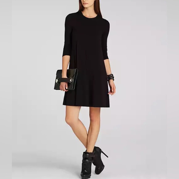 BCBGMAXAZRIA Jeanna Women’s Crewneck Long Sleeves Pullover Knit Dress Size Small - Picture 11 of 12